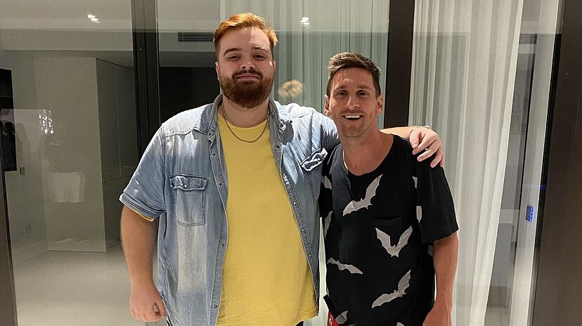 Ibai Llanos reveló cómo es su relación con Lionel Messi