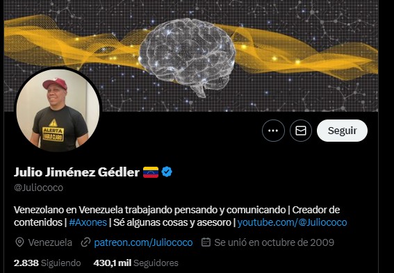 TWITTERAZO: @Juliococo tras orden de captura a Edmundo González: «No les está saliendo tan bien la movida»
