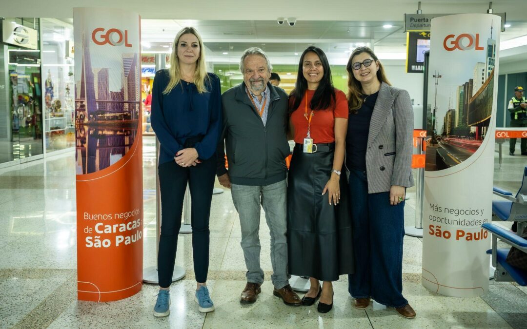 GOL reactiva vuelos directos Caracas-San Pablo con cuatro frecuencias semanales