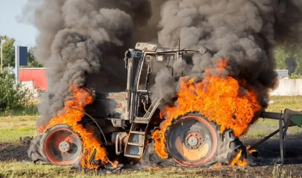 Incendian maquinaria agrícola en Guárico tras rechazo a extorsión