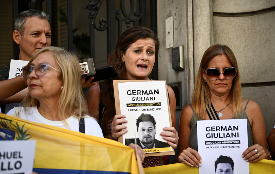 Familia de Germán Giuliani pide a EE UU intervenir para su liberación