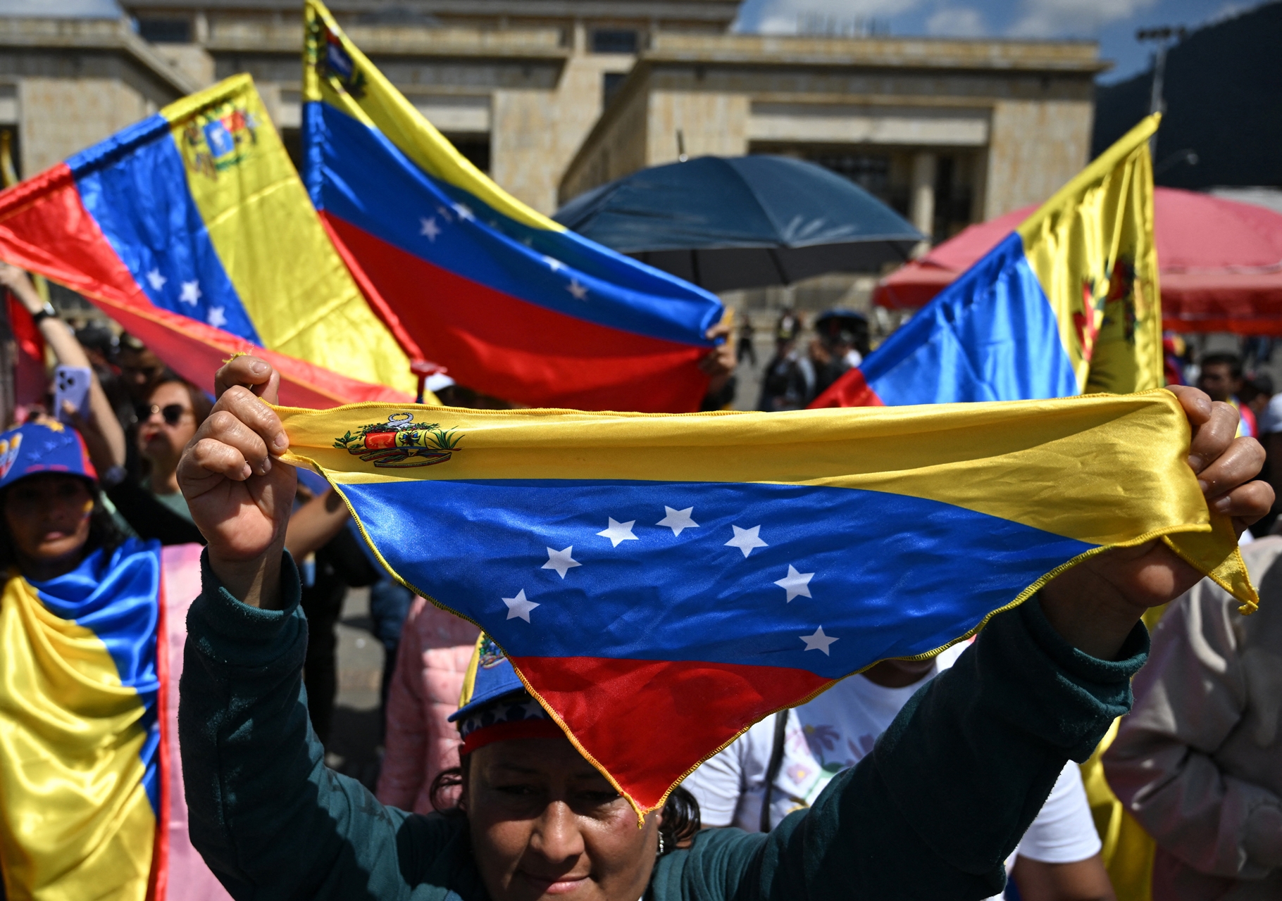 COLOMBIA-VENEZUELA-OPPOSITION-PROTEST