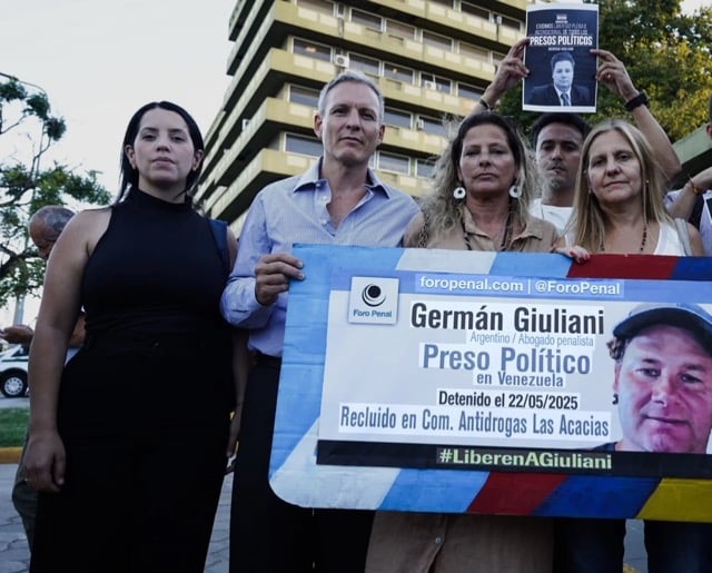 Familia de Germán Giuliani exige su liberación tras 300 días detenido en Venezuela
