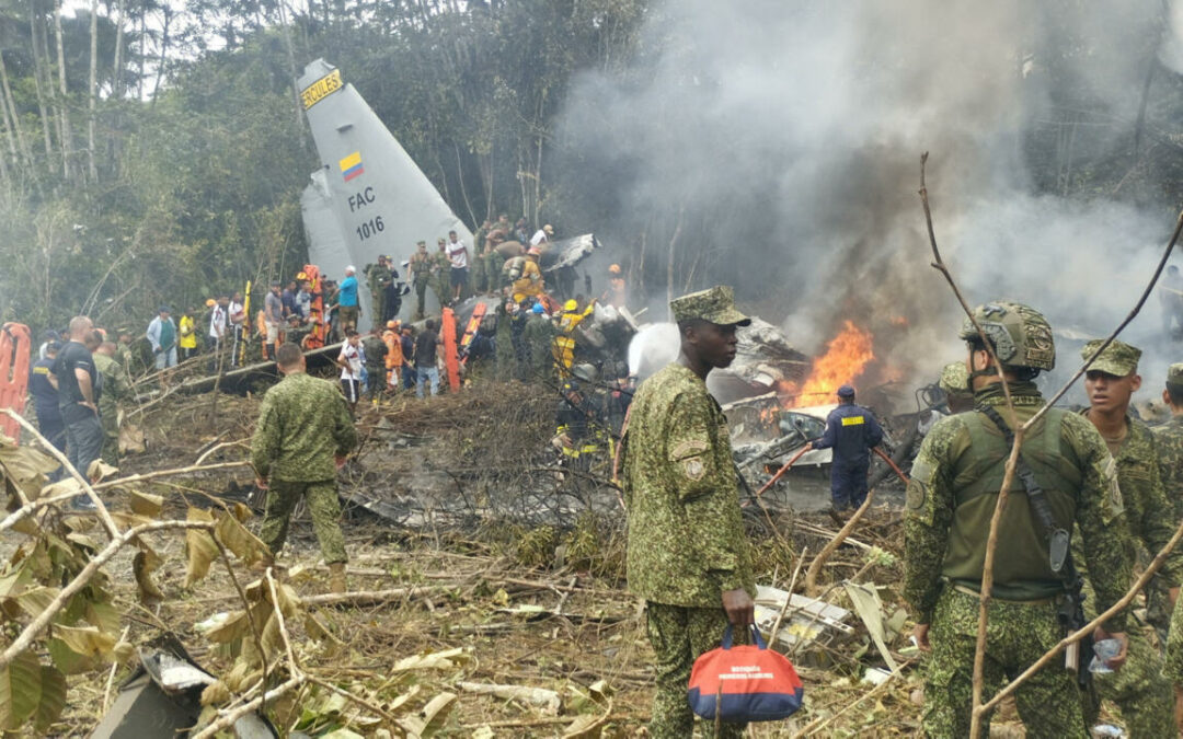 Tragedia aérea en Colombia: 64 muertos tras caída de avión militar en frontera con Perú