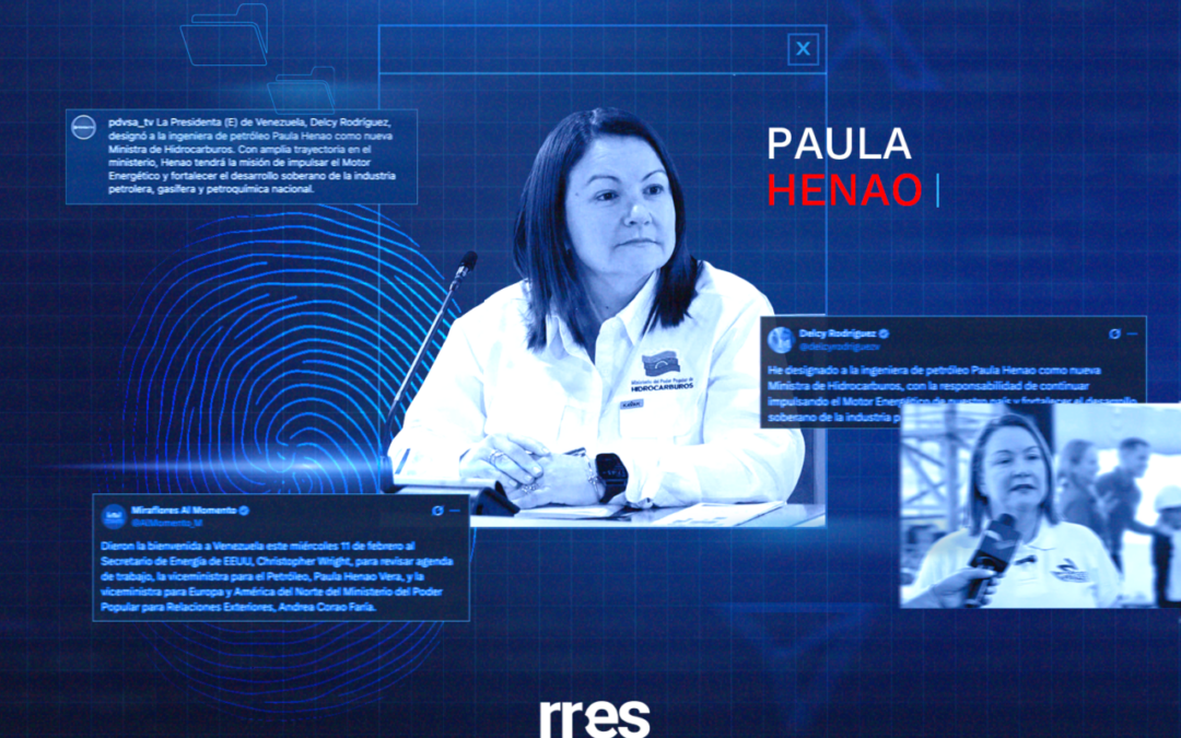 Paula Henao asume como ministra de Hidrocarburos en Venezuela
