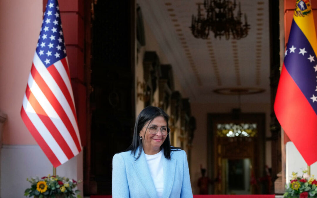 EE. UU. elimina sanciones contra Delcy Rodríguez y avanza en diálogo con Venezuela